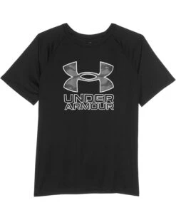Under Armour Kids Tech Hybrid Print Short Sleeve T-Shirt (Big Kid) | Shirts & Tops