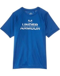 Under Armour Kids Tech Split Wordmark Short Sleeve T-Shirt (Big Kids) | Shirts & Tops -Kids Clothingz 61SAB2ObcJL. AC SR736920