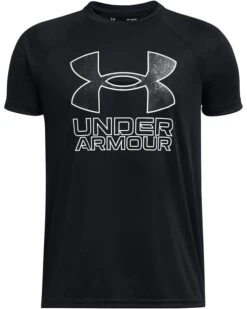 Under Armour Kids Tech Hybrid Print Fill Short Sleeve (Big Kids) | Shirts & Tops