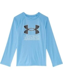 Under Armour Kids Tech Hybrid Print Long Sleeve (Big Kid) | Shirts & Tops