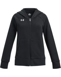 Under Armour Kids Rival Fleece Full Zip Hoodie (Big Kids) | Hoodies & Sweatshirts