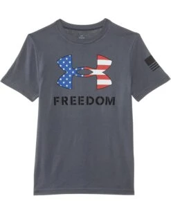 Under Armour Kids Freedom Logo T Shirt (Big Kids) | Shirts & Tops -Kids Clothingz 61oACsRNI3L. AC SR736920