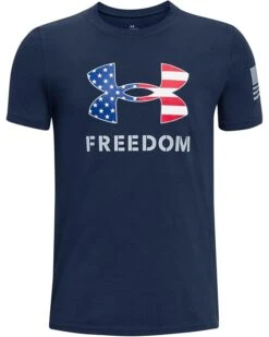 Under Armour Kids Freedom Logo T Shirt (Big Kids) | Shirts & Tops