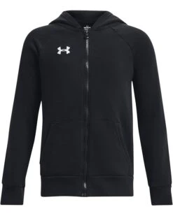 Under Armour Kids Rival Fleece Full Zip Hoodie (Big Kids) | Hoodies & Sweatshirts
