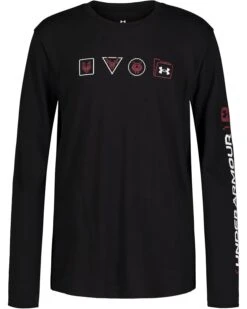 Under Armour Kids Linux Multi Long Sleeve Tee (Big Kids) | Shirts & Tops
