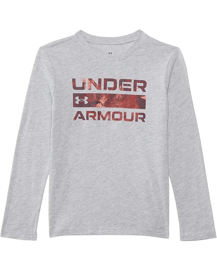 Under Armour Kids Ua Stacked Logo Long Sleeve Tee (Big Kids) | Shirts & Tops 3 Under Armour Kids Ua Stacked Logo Long Sleeve Tee (Big Kids) | Shirts & Tops - Image 3