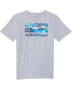 Under Armour Kids Dissolve Camo Logo Tee (Big Kid) | Shirts & Tops