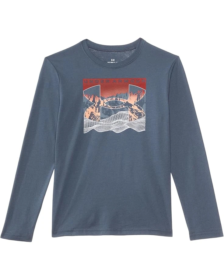 Under Armour Kids Ua Gradient Logo Long Sleeve Tee (Big Kids) | Shirts & Tops 1 Under Armour Kids Ua Gradient Logo Long Sleeve Tee (Big Kids) | Shirts & Tops