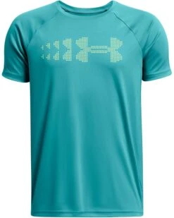 Under Armour Kids Tech Stadium Lights Short Sleeve T-Shirt (Big Kids) | Shirts & Tops
