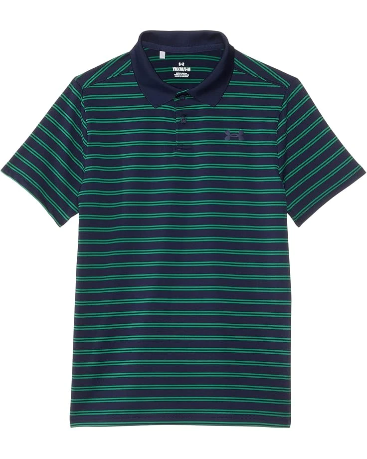 Under Armour Kids Performance Polo Striped (Big Kid) | Shirts & Tops 1 Under Armour Kids Performance Polo Striped (Big Kid) | Shirts & Tops