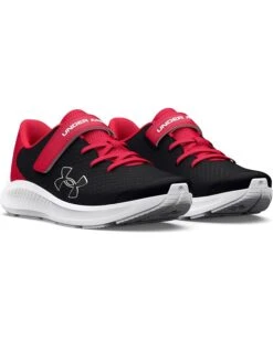 Under Armour Kids Pursuit 3 Big Logo AC (Little Kid) | Sneakers & Athletic Shoes