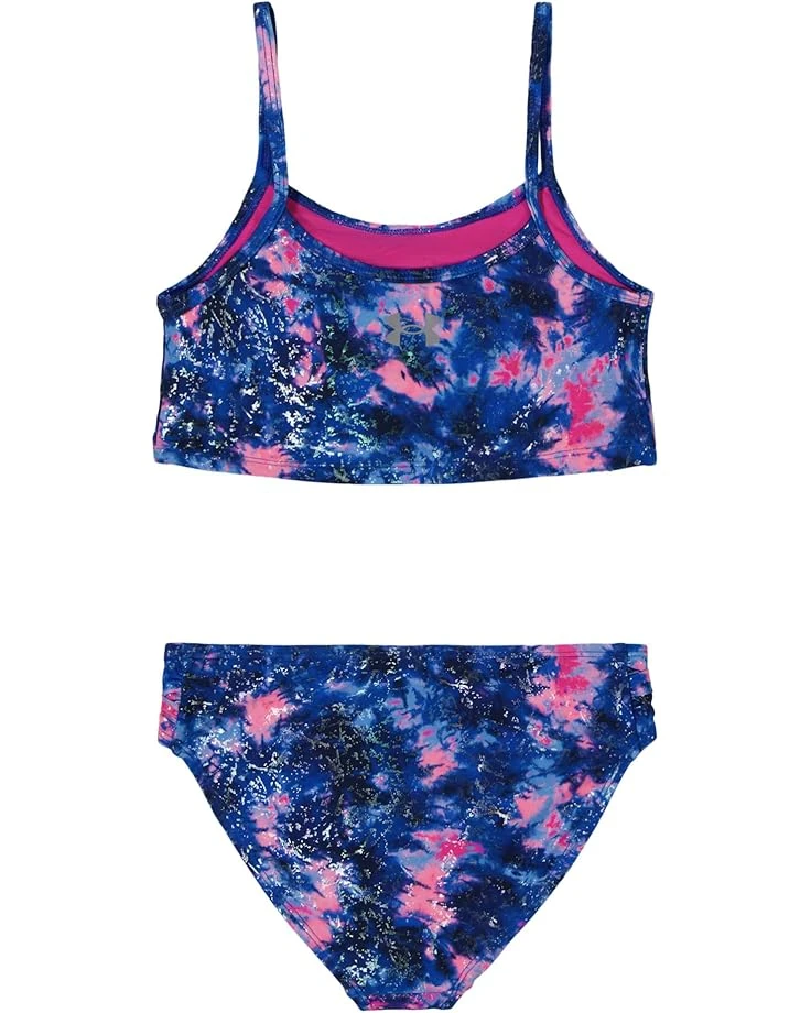 Under Armour Kids Multi Dye Flutter Bikini (Big Kid) | Swimwear 2 Under Armour Kids Multi Dye Flutter Bikini (Big Kid) | Swimwear - Image 2