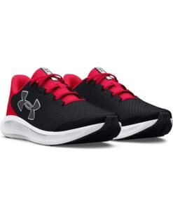 Under Armour Kids Grade School Charged Pursuit 3 Big Logo (Big Kid) | Sneakers & Athletic Shoes